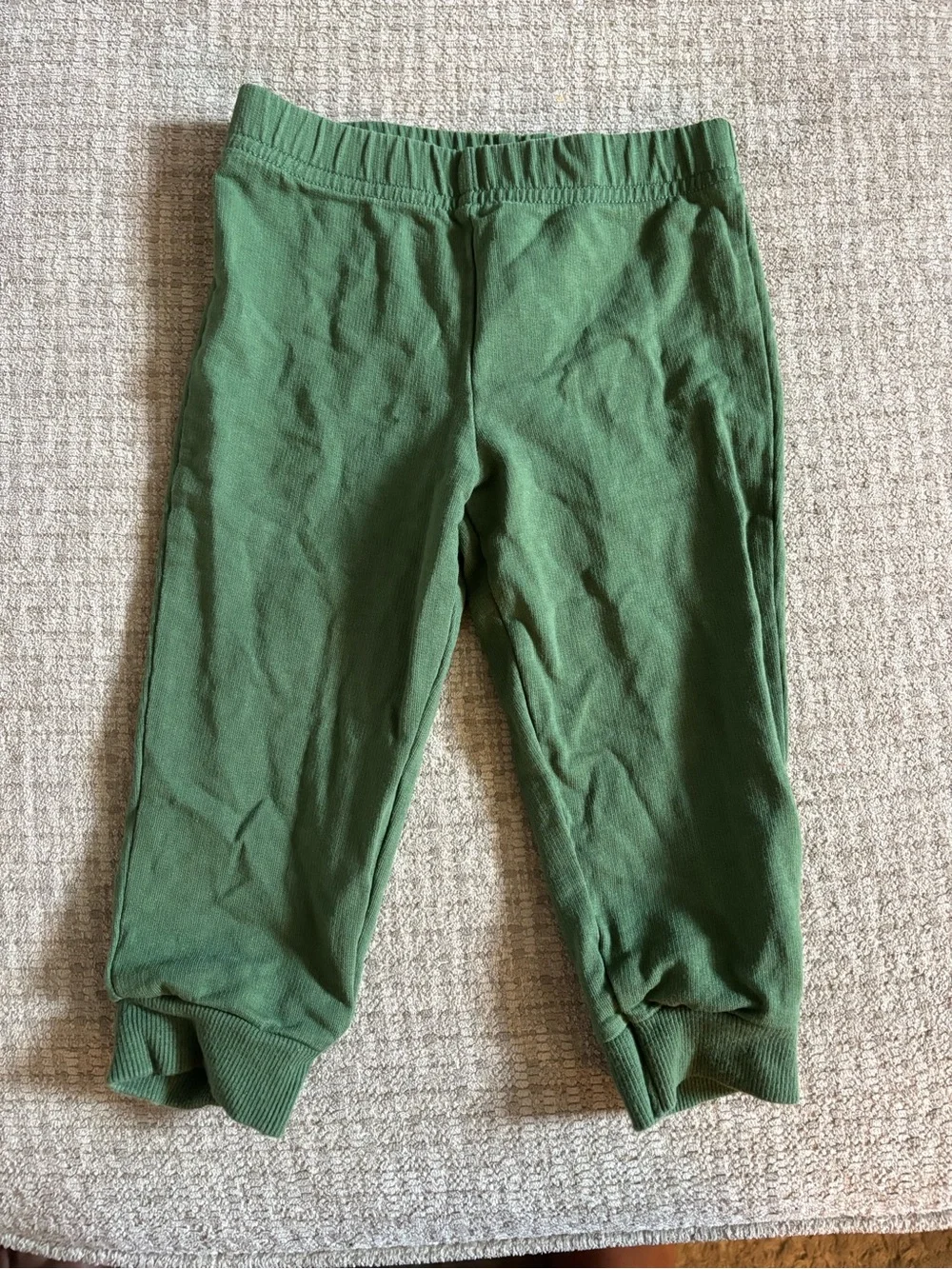 Carter's Olive Green Cotton Jogger Pants